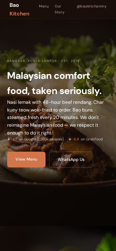 Bao Kitchen mobile